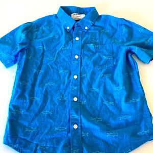 Old Navy button up shirt with sharks 🦈😁